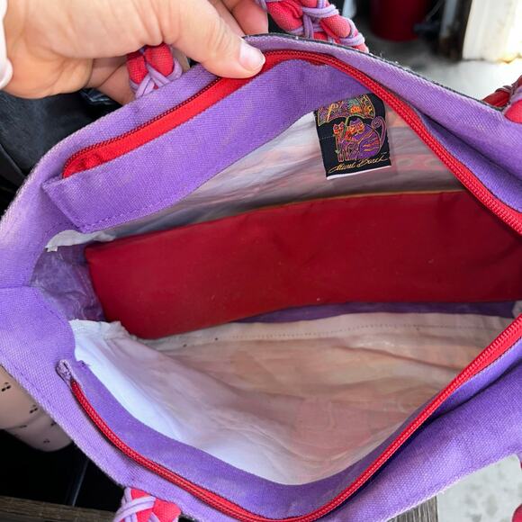 LAUREL BURCH cat oversize witchy tote - Picture 6 of 7